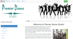 Desktop Screenshot of premierdancesd.com